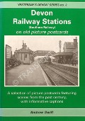 Book cover of Devon Railway Stations (Southern Railway) on old picture postcards by SWIFT, Andrew